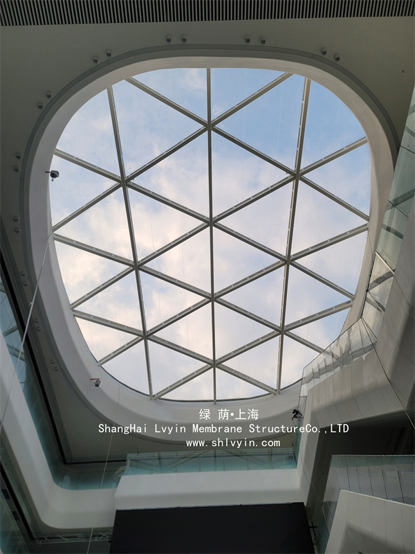 ETFE中庭氣枕采光膜結構--復旦大學附屬婦產科醫院(青浦分院)